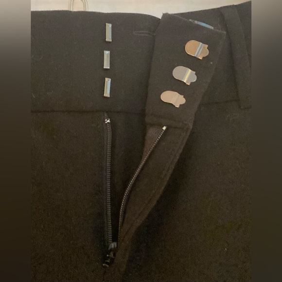 Apt. 9 Black Polyester/Rayon Pants Wide Waistband Size 4 Petite - Picture 4 of 10